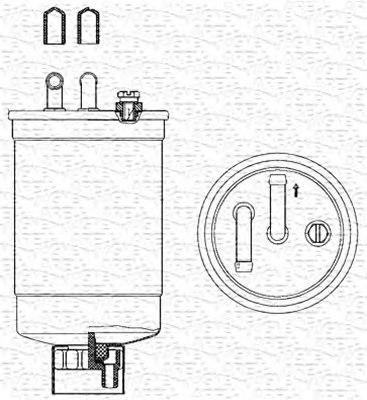 MAGNETI MARELLI 213908513000 -  Топливный фильтр